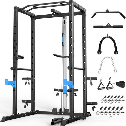 Power cage rack pulley - cage, w/