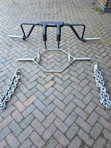 Safety squat bar and trap - squat,