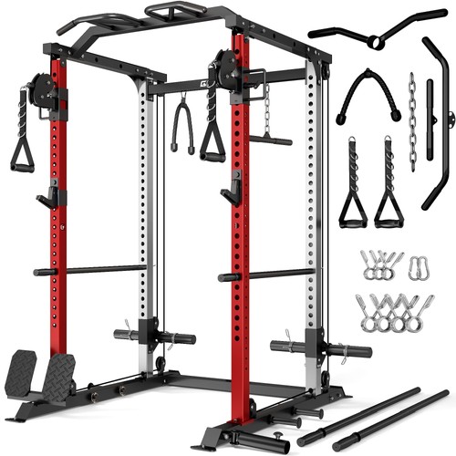 Power cage squat rack cable - cage,
