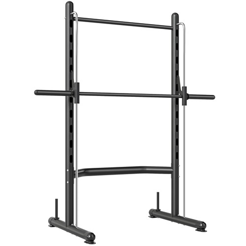 Adjustable squat rack with - adjustable,