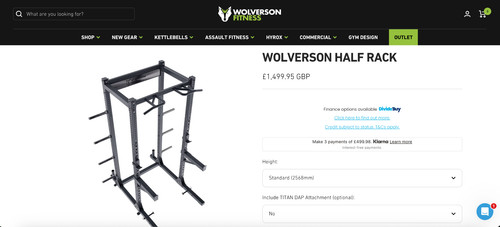 Wolverson rack upgraded - 1/2, rack.